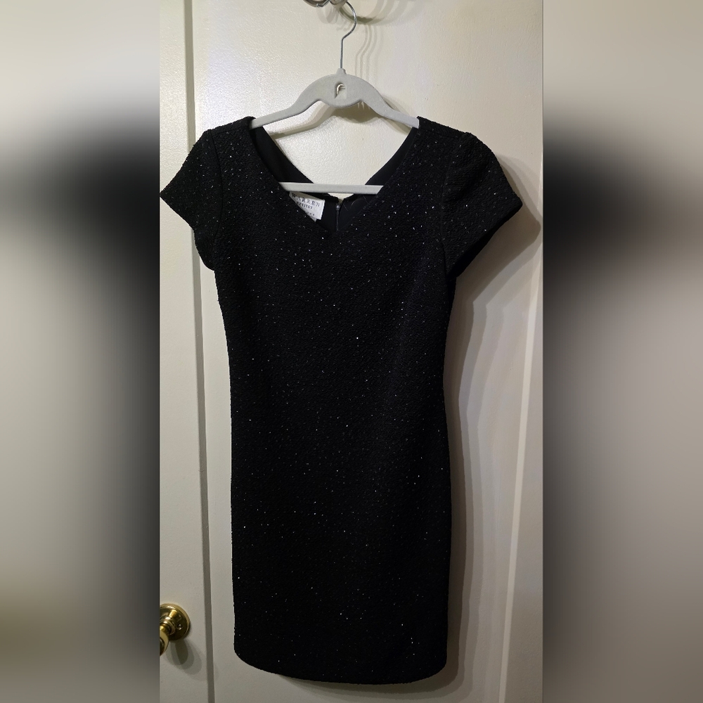 Vintage Elegant Black Dress Warren Patites